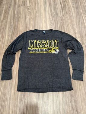 Mizzou Tigers Women's Long Sleeve Tee - Charcoal